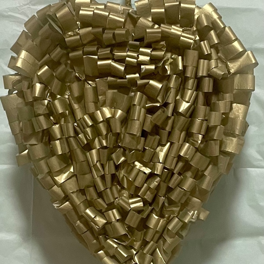 Gold Heart Pinata 15 x 12 x 6